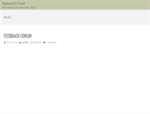 Tablet Screenshot of natures-trail.com